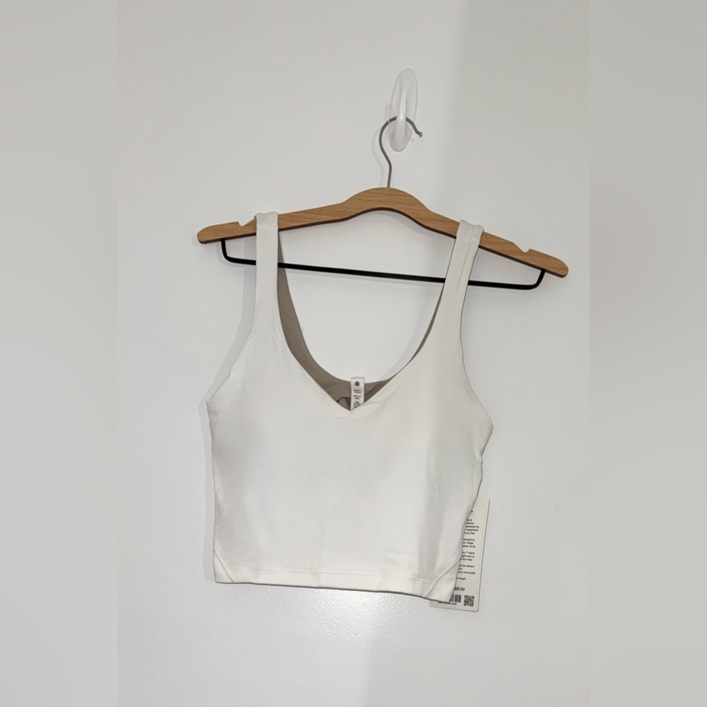 NWT Lululemon Align Tank - White - Size 8